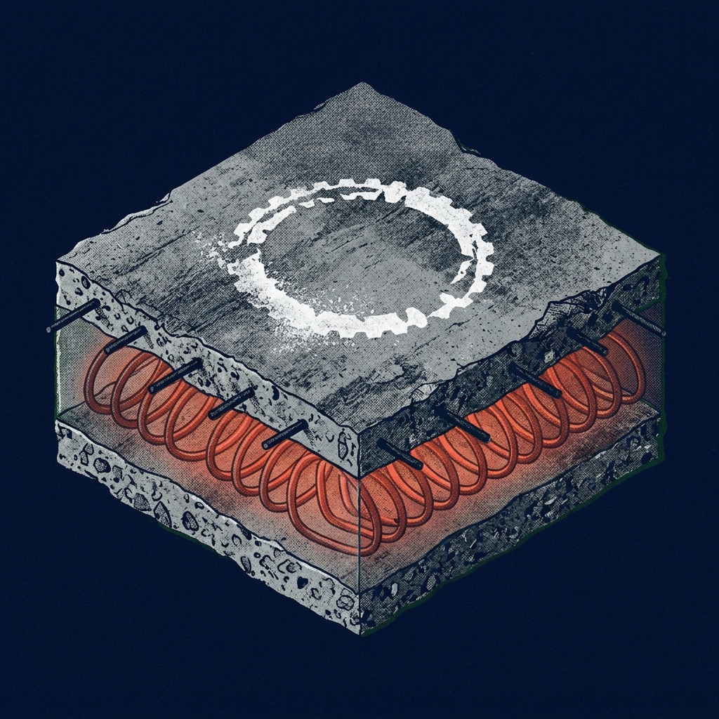 Cover art for Three Days to Warm Up and a Week to Cool Down (The In-Floor Heating System I Installed in Her Sister's Rec Room Back in Oh-Eight)