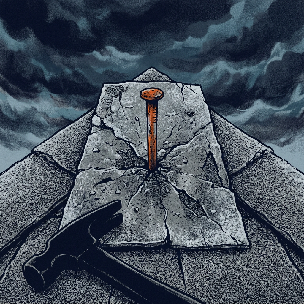 Cover art for The Fourth Nail (Racking Shingles on Red River Road)